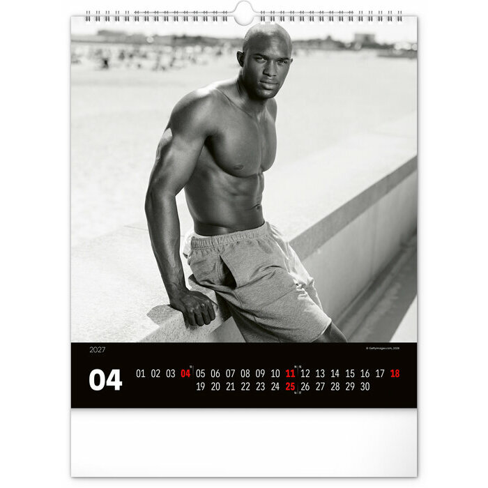 Calendrier 2027 Homme Sexy 