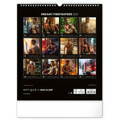 Calendrier papier 2027 Homme Sexy Torses Pompiers