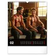 Calendrier papier 2027 Sexy Torses Pompiers