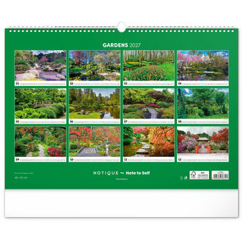 Maxi Calendrier 2027 Jardins Majestueux