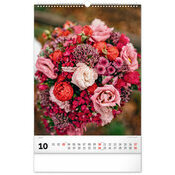Maxi Calendrier 2027 Bouquets Fleurs  Florales
