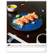 Maxi Calendrier spirale 2027 Cuisine Gourmets
