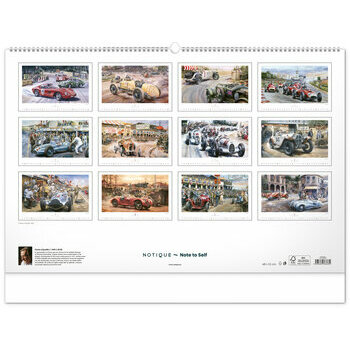 Maxi Calendrier 2027 Voitures de Courses R&eacute;tro