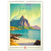 Maxi Calendrier 2027 Affiches Voyage autour du Monde Maxi Calendrier papier Affiches Affiches Voyage autour du Monde