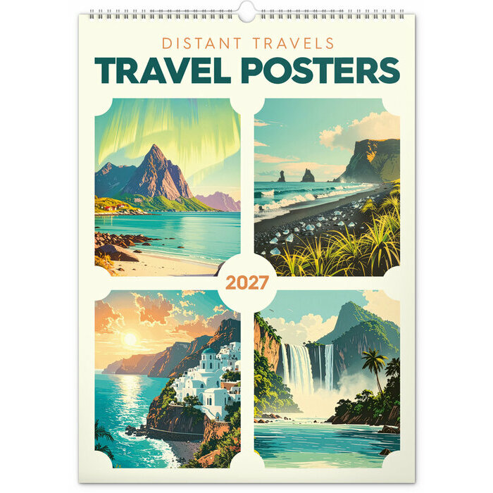 Maxi Calendrier 2027 Affiches Voyage autour du Monde