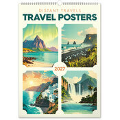 Maxi Calendrier 2027 Affiches Voyage autour du Monde
