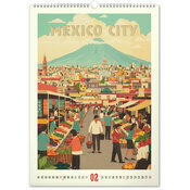 Calendrier  2027 Affiches Vintage Villes du Monde