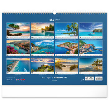 Maxi Calendrier 2027 Paysages Bords de Mer Oc&eacute;an
