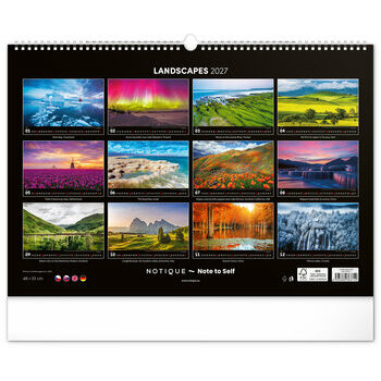 Maxi Calendrier 2027 Paysages Sauvages 