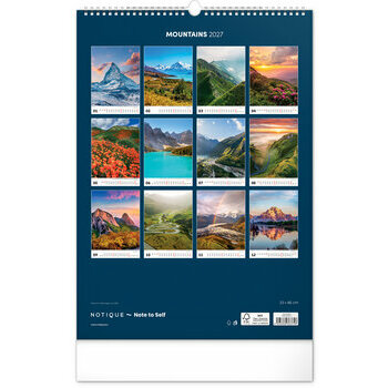 Maxi Calendrier 2027 Montagnes d'&eacute;t&eacute;