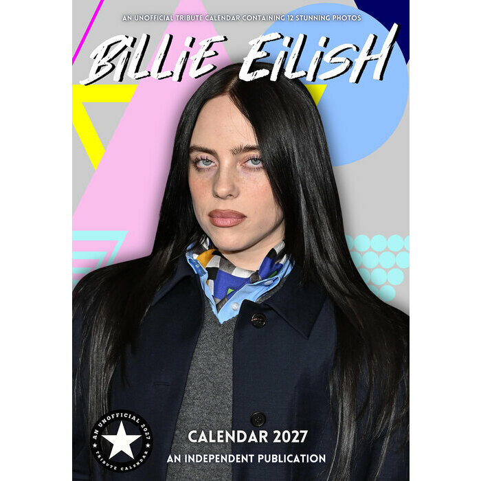 Calendrier 2027 Billie Eilish Format A3 Calendrier Mural 2027 Billie Eilish