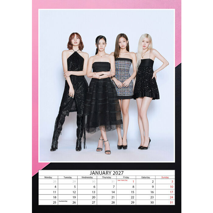 Calendrier Spirale 2027 Blackpink