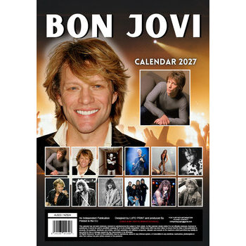 Calendrier 2027 Bon Jovi Format A3