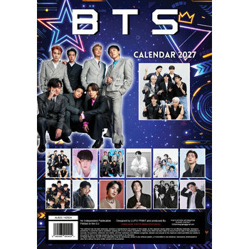 Calendrier 2027 BTS Format A3