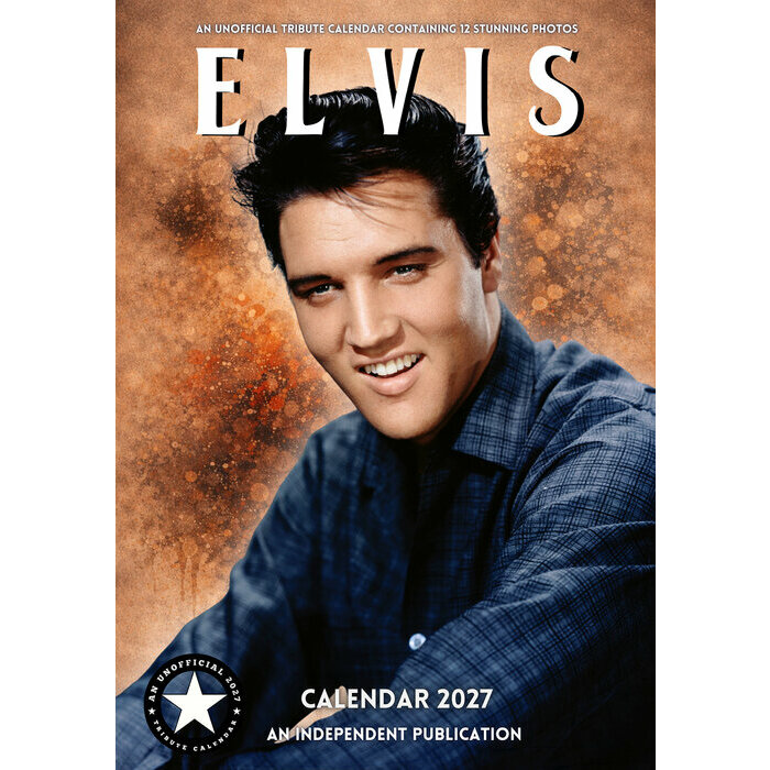 Calendrier 2027 mural Elvis Presley 