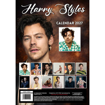 Calendrier 2027 Harry Styles Format A3