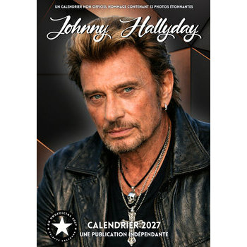 Calendrier 2027 Johnny Hallyday format A3