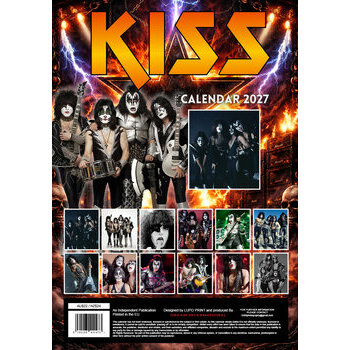 Calendrier 2027 Kiss Format A3