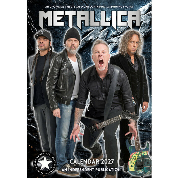 Calendrier Mural 2027 Metallica