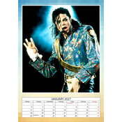 Calendrier 2027 Michael Jackson Format A3 Calendrier papier 2027 Michael Jackson