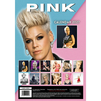 Calendrier 2027 Pink Format A3