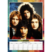 Calendrier 2027 Queen Format A3 Calendrier 2027 Queen