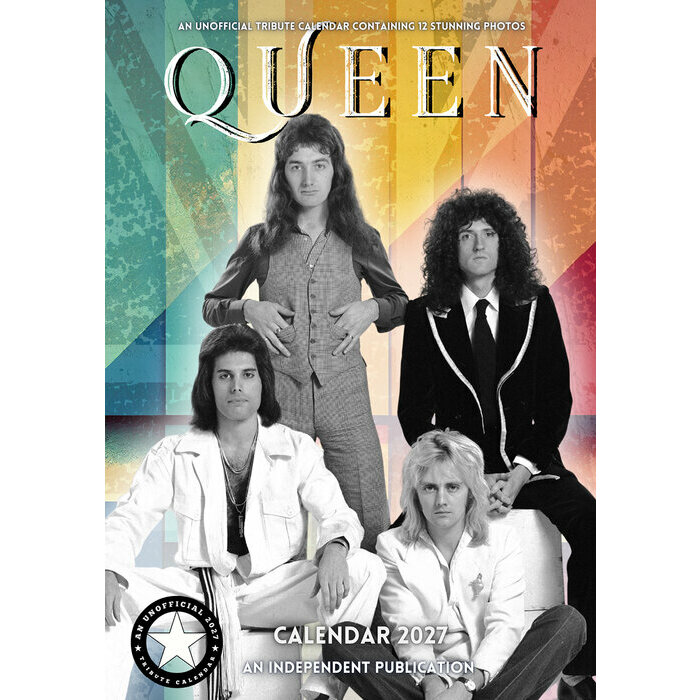 Calendrier 2027 Queen Format A3 Calendrier Mural 2027 Queen