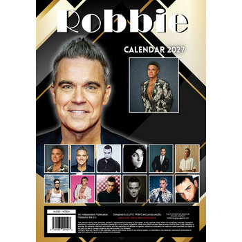 Calendrier 2027 Robbie Williams Format A3