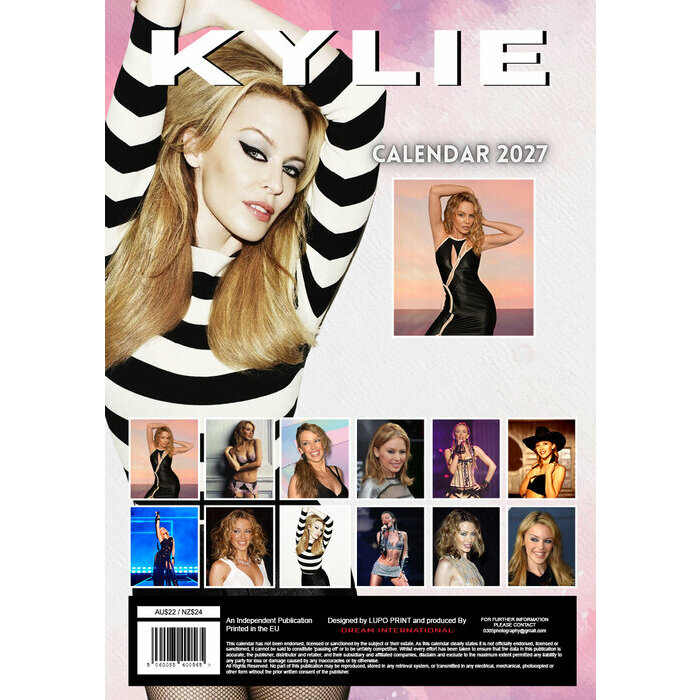 Calendrier 2027 Kylie Minogue