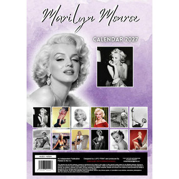 Calendrier 2027  Marilyn Monroe Format A3