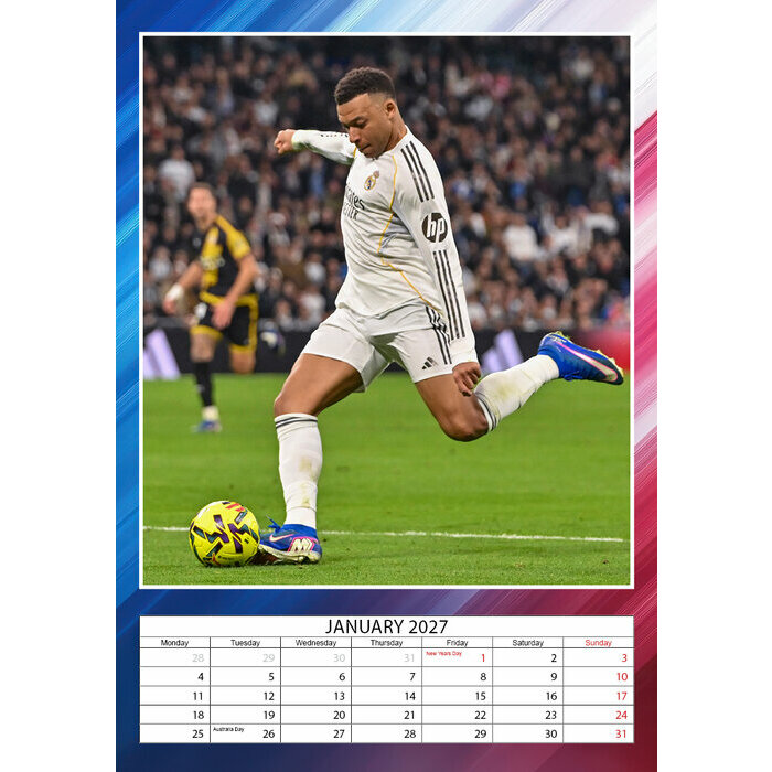 Calendrier papier 2027  Kylian Mbapp�