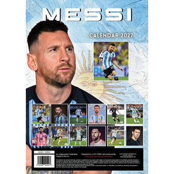 Calendrier 2027  Lionel Messi Football Format A3