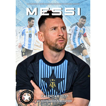 Calendrier 2027  Lionel Messi Football Format A3