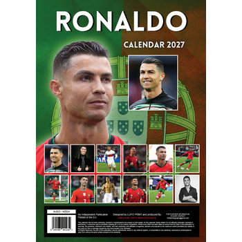 Calendrier 2027 Christiano Ronaldo Football Format A3