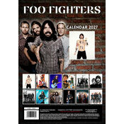 Calendrier 2027 Foo Fighter Hard Rock Format A3 Calendrier 2027 papier Foo Fighter