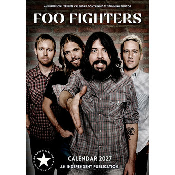 Calendrier 2027 Foo Fighter Hard Rock Format A3