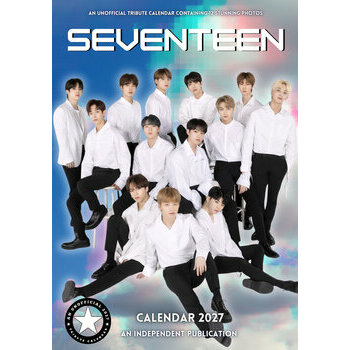 Calendrier 2027 Seventeen Kpop Cor&eacute;en Format A3