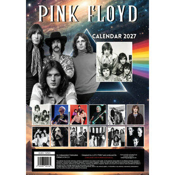 Calendrier 2027 Pink Floyd Rock Format A3