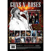Calendrier 2027 Guns N'Roses Hard Rock Format A3 Calendrier 2027 mural Guns N'Roses Hard Rock Format A3