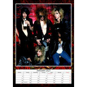 Calendrier 2027 Guns N'Roses Hard Rock Format A3 Calendrier 2027 papier Guns N'Roses Hard Rock Format A3