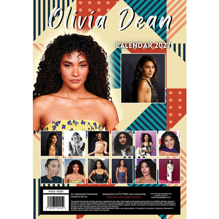 Calendrier 2027  papier Olivia Dean