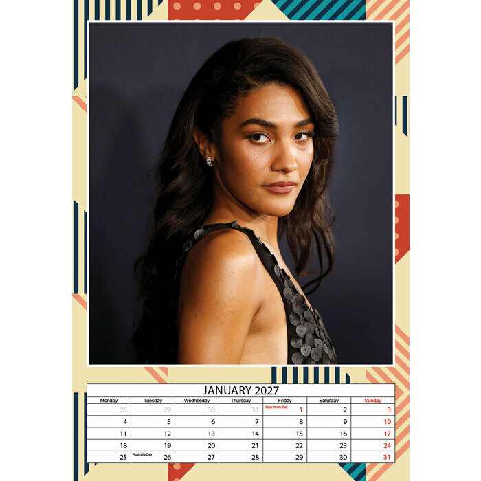 Calendrier 2027 Olivia Dean Chanteuse