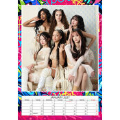 Calendrier 2027 papier Katseye  Kpop Cor�en Format A3