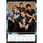 Calendrier 2027 papier 5 Seconds of Summer