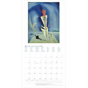 Calendrier Mural 2026 Artiste Salvador Dali