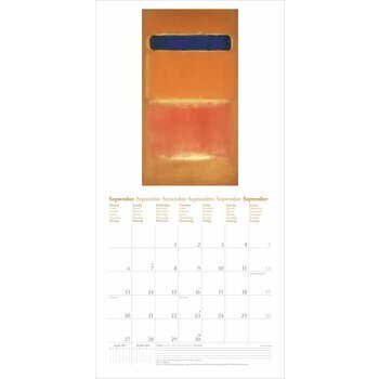 Calendrier 2027 Artiste Mark Rothko