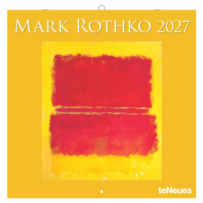 Calendrier 2027 Artiste Mark Rothko