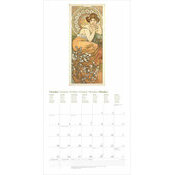 Calendrier 2027 papier Artiste Alphonse Mucha