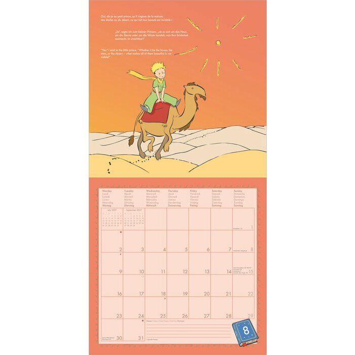 Calendrier Papier 2027 Le Petit Prince