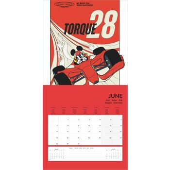 Calendrier 2027 Mickey Mouse R&eacute;tro